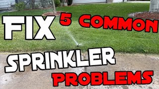 How to Fix 5 Common Sprinkler Head Issues [upl. by Reinhardt]