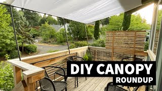 10 Inspiring DIY Canopies amp Sunshades [upl. by Chandos]