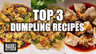 Top 3 Dumpling Recipes  Marions Kitchen [upl. by Anurb422]