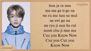 NCT U  Know Now Easy Lyrics [upl. by Chadabe729]