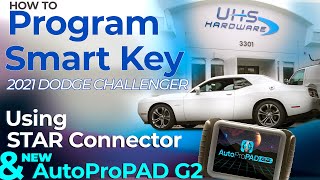 How to Find STAR connector in 2021 Dodge Challenger and Program New Smart Key with AutoProPAD G2 [upl. by Fauver]