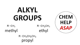 alkyl groups in organic chemistry [upl. by Elata291]