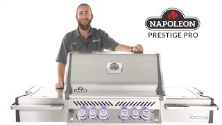 Napoleon Prestige Pro Gas Grills Review  BBQGuys Expert Overview [upl. by Aetnahc]