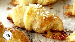 Professional Baker Teaches You How To Make MINI CROISSANTS [upl. by Odanref]