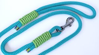 How to Make a RopeParacord Dog Leash  West Country Whipping Knot  CBYS Tutorial [upl. by Grantham]