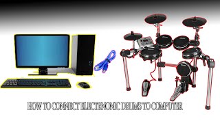 How to Connect Electronic Drums to PC Using USB Cable [upl. by Alben]