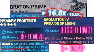 Braton Prime Incarnon BUGGED [upl. by Dunton]