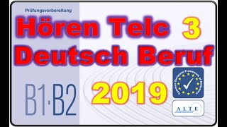 Modelltest B1B2 Beruf Hören Deutsch [upl. by Kwon]