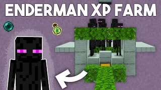 Enderman XP Farm in Minecraft Bedrock 121 [upl. by Wiltz]