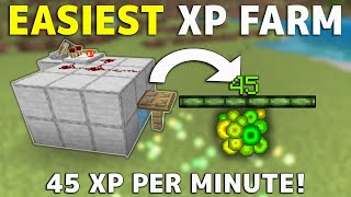 Minecraft XP Farm For Bedrock Edition 121 2025 [upl. by Ynatirb]