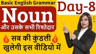 What is a Noun  Types of Noun  Basic English Grammar [upl. by Purdy960]