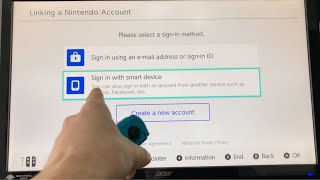 How to Sign In with Smart Device  Nintendo Switch Set Up Guide [upl. by Ennaeed756]