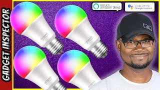 EASY SETUP Smart WiFi LED Light Bulbs  Works with Alexa amp Google Assistant [upl. by Notsur]