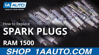 How to Replace Spark Plugs 0918 RAM 1500 [upl. by Hugo595]