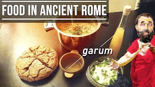 Food in Ancient Rome Cuisine of Ancient Rome  Garum Puls Bread Moretum [upl. by Wake]