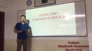 2007 KPSS ÖLÇME ve DEĞERLENDİRME ÇIKMIŞ SORULAR [upl. by Eseeryt84]