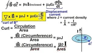 Physics 46 Maxwells Equations 20 of 30 Differential Form of Amperes Law 1 [upl. by Christophe]