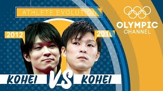 Kohei Uchimura 2012 vs Kohei Uchimura 2016  Athlete Evolution [upl. by Naujit511]