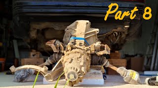 Transaxle Removal  1985 Porsche 924 Restoration Project  Part 8 [upl. by Spiegel]