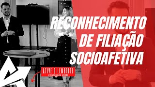 DIREITO DE FAMÍLIA Reconhecimento de filiação socioafetiva [upl. by Baldwin988]