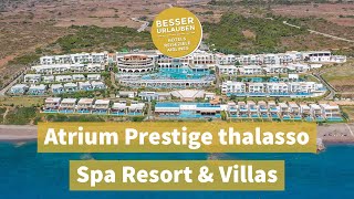 Atrium Prestige Thalasso Spa amp Villas auf Rhodos  Privatpool  Luxus Urlaub 2020 [upl. by Aisad]