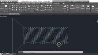 Threads in AutoCAD [upl. by Ecirbaf]