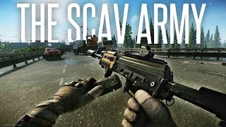 DESTROYING THE SCAV ARMY  Escape From Tarkov Gameplay [upl. by Eelarak]