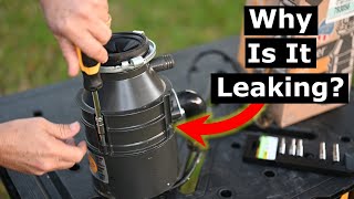 Why Your Garbage Disposal Leaks From Bottom Disassembly [upl. by Hugo119]