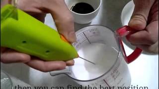 How To Make Latte Art with Mini Milk Frother [upl. by Lertsek]