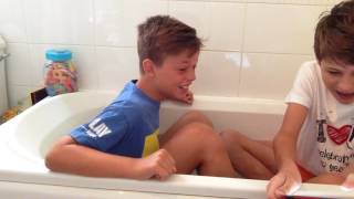 ICE BATH CHALLENGE 1 With questions [upl. by Holmen]