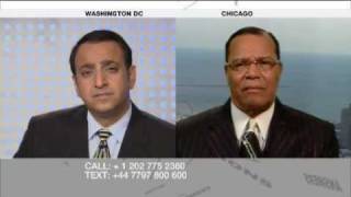 Riz Khan  Louis Farrakhan  Nov 13  Part 1 [upl. by Nimrahc]