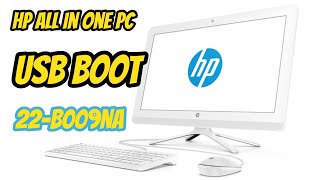 How To Enable USB Boot HP All In One Pc 22b009na [upl. by Dilaw]