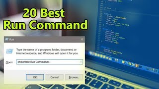 20 Important Run Commands Every Windows User Should Know [upl. by Thedric]