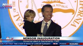 FULL INAUGURAL SPEECH California GovernorElect Gavin Newsom FNN [upl. by Aisyla356]