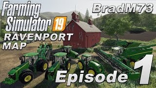 Farming Simulator 19 Lets Play  USA Map  Episode 1  How to get started [upl. by Esinev109]