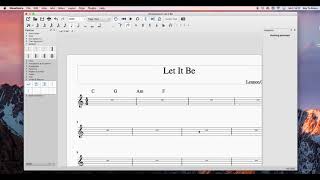 How to make a chord chart using Musescore [upl. by Glenna340]