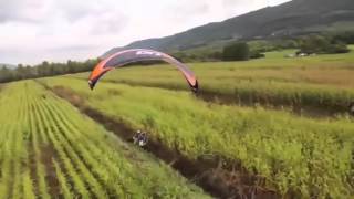 Para motor Racing Parajet Paragliding with a Motor  WIRED [upl. by Tioneb221]