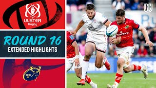 Ulster v Munster  Extended Highlights  Round 16  URC 202122 [upl. by Ailic892]