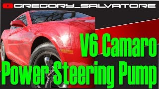 How to change your Camaro power steering pump in a 2010 2011 2012 V6 Camaro With Special Tip [upl. by Tigram]