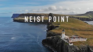 Neist Point Lighthouse  Isle of Skye By drone [upl. by Delanos75]