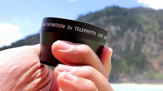 Review Tele Photo 2x Zoom Extension Lens Converter [upl. by Armington728]