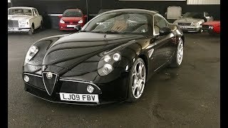 Alfa Romeo 8C Competizione drive review [upl. by Farlie]