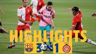 HIGHLIGHTS amp REACTION  Barça 31 Girona [upl. by Attevroc]