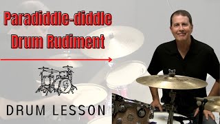 Paradiddlediddle Drum Rudiment  Drum Rudiment Lessons [upl. by Reuven]