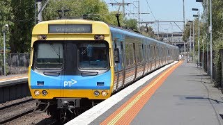 Trains on the Craigieburn line 2  Melbourne Transport [upl. by Tab]