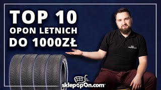 OPONY LETNIE  TOP 10 20555R16 do 1000zł za komplet [upl. by Nixon]