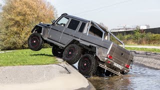 Mercedes G63 AMG 6x6  Crazy Offroad Test Drive [upl. by Ykcin294]