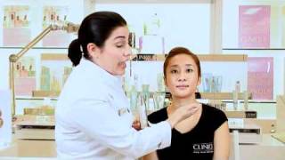 How To  Clinique Even Better Clinical Dark Spot Corrector Application [upl. by Lahtnero]