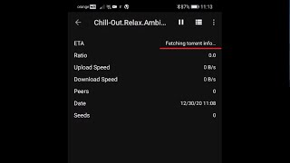 How to fix uTorrent Android app stuck at Fetching torrent info [upl. by Urbain90]