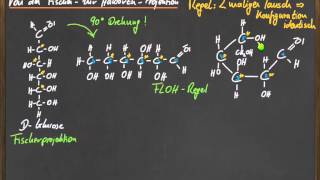 Q 11 Von der Fischer zur HaworthProjektion [upl. by Ardnaid89]